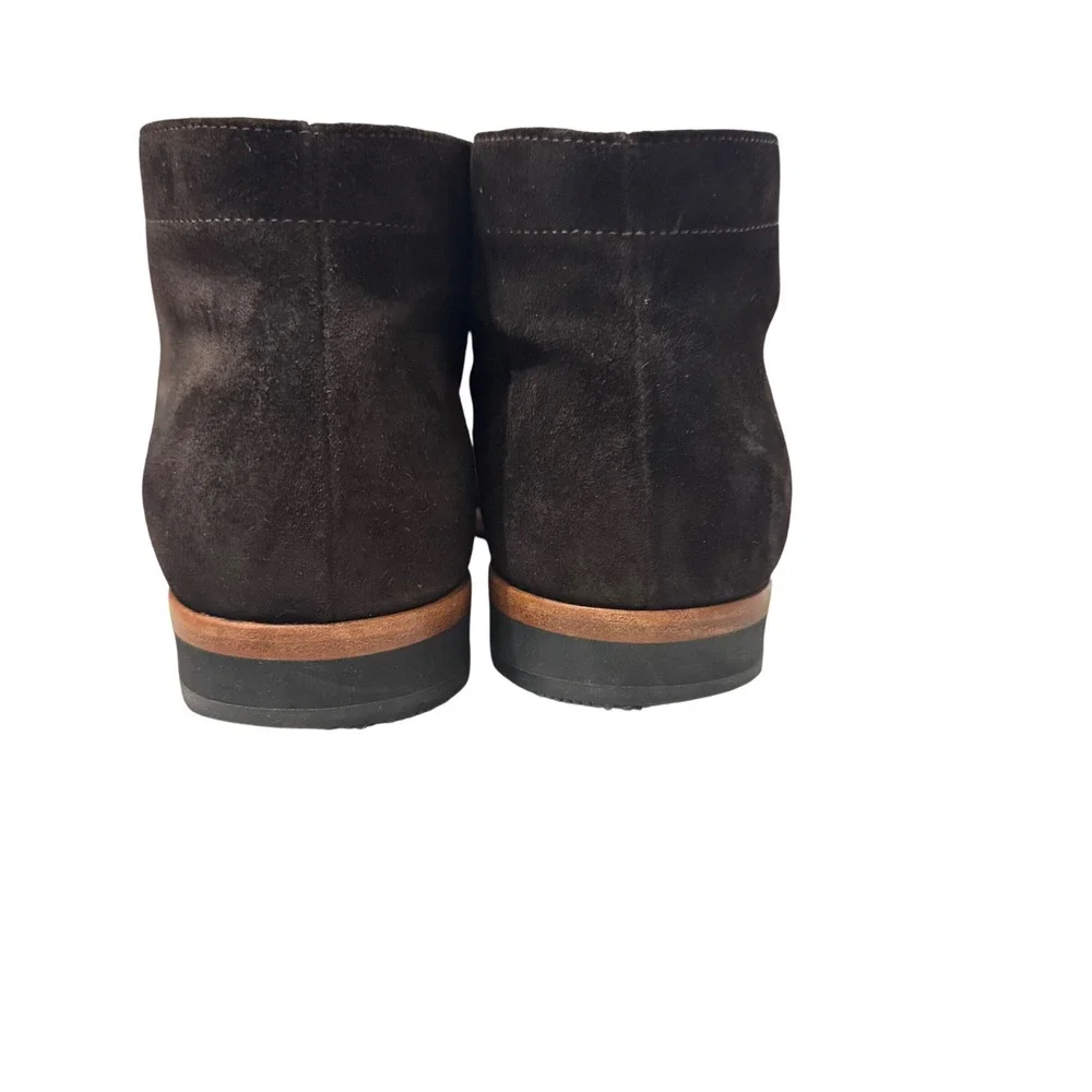 Wolf Shepherd Striker Chukka‎ Chocolate Calfskin Suede Boots Mens Size 9.5